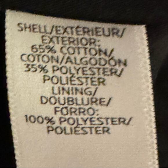 Loft navy blue white pencil mini skirt size 2 petite b30 - Picture 3 of 4